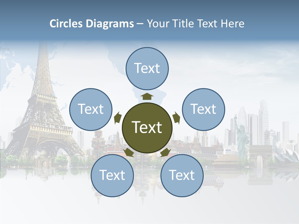 Tree Exterior Print PowerPoint Template