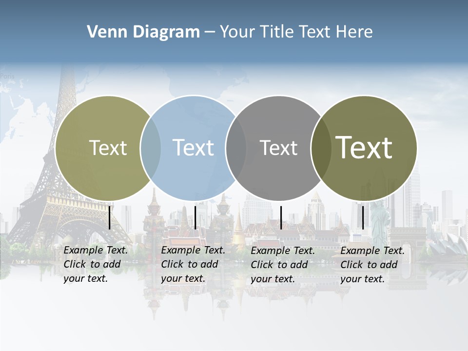 Tree Exterior Print PowerPoint Template