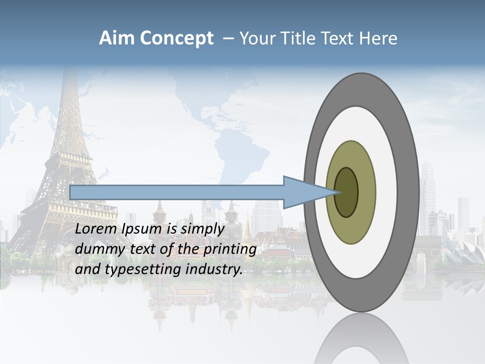 Tree Exterior Print PowerPoint Template