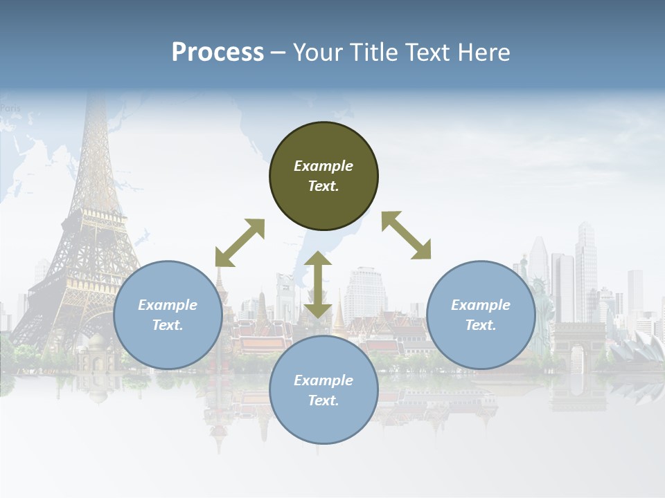 Tree Exterior Print PowerPoint Template