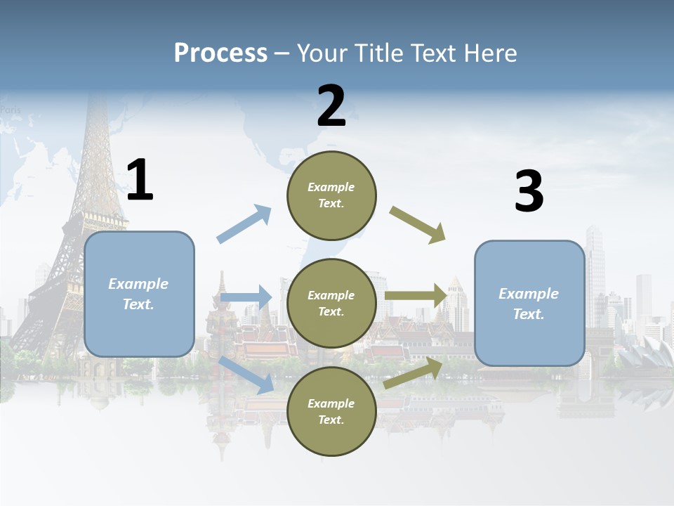 Tree Exterior Print PowerPoint Template
