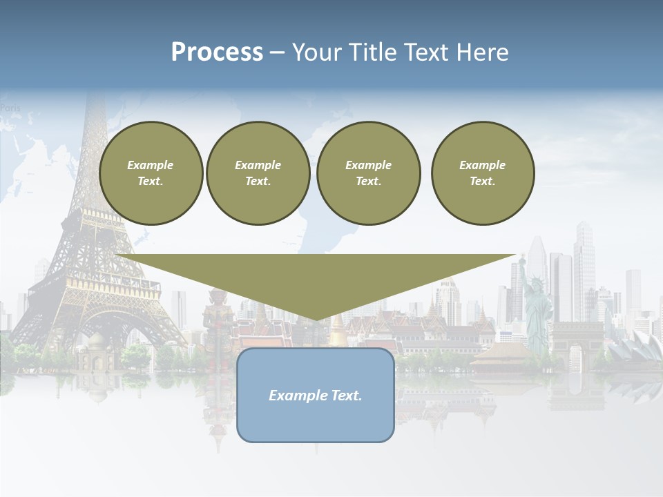 Tree Exterior Print PowerPoint Template