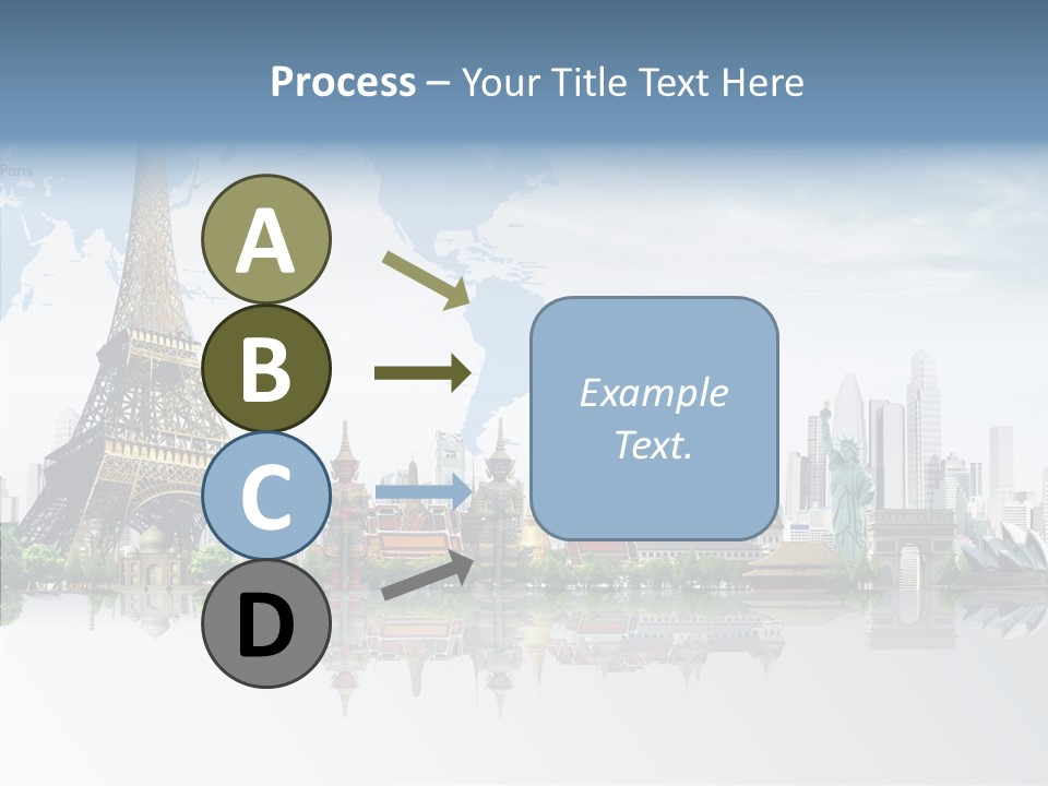 Tree Exterior Print PowerPoint Template