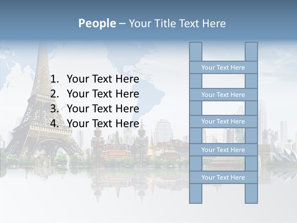 Tree Exterior Print PowerPoint Template
