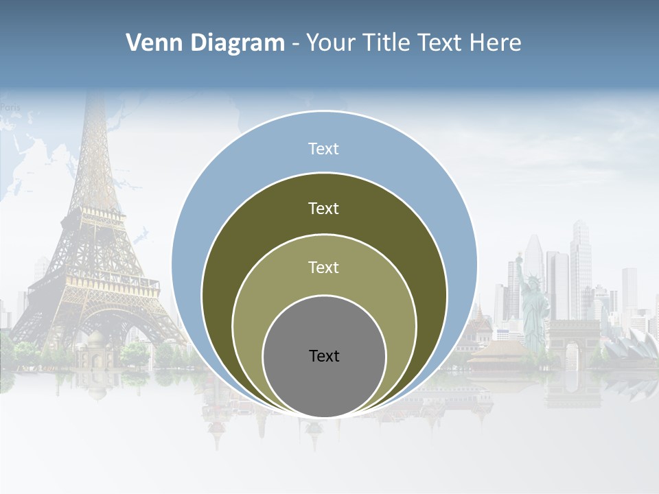 Tree Exterior Print PowerPoint Template