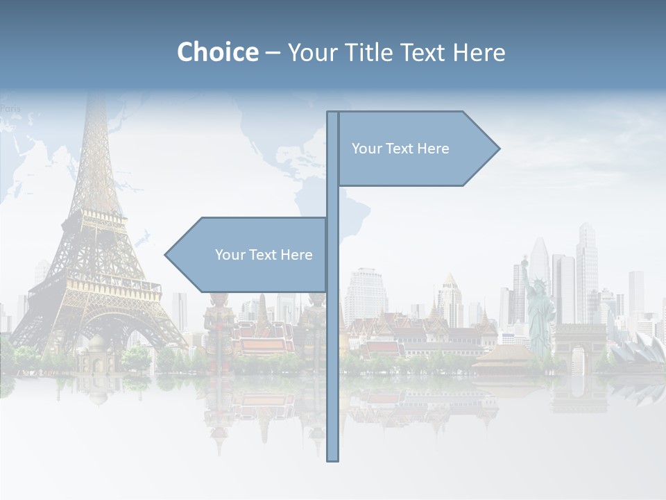 Tree Exterior Print PowerPoint Template