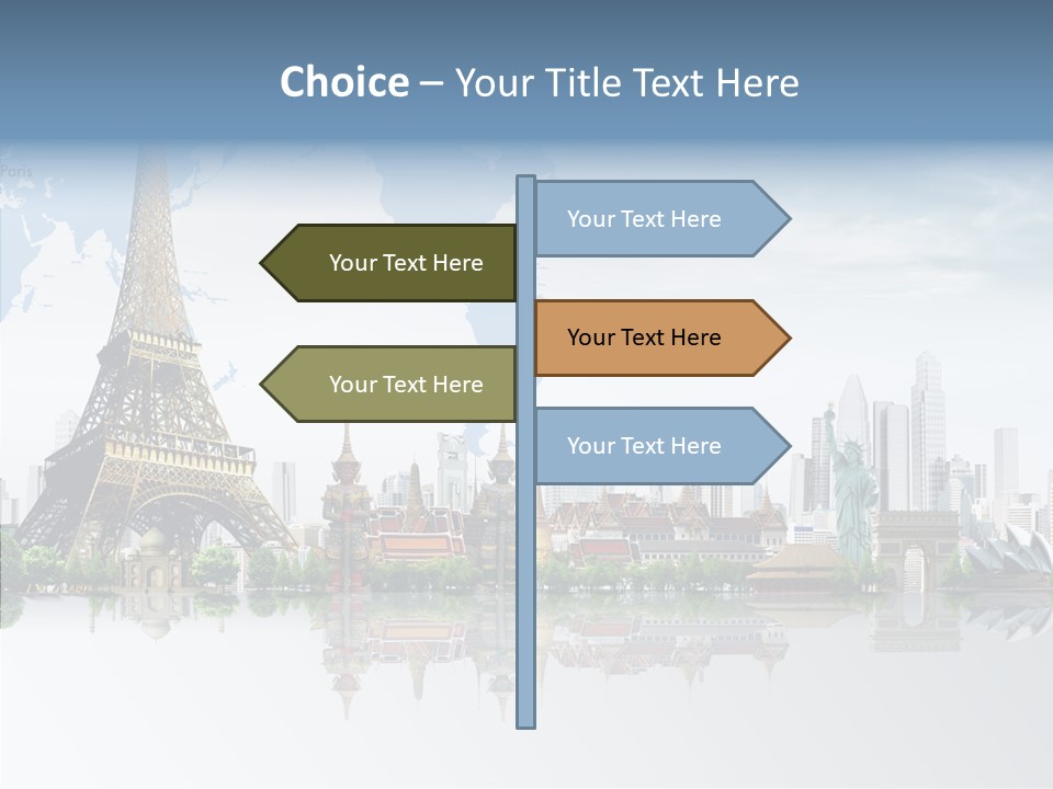 Tree Exterior Print PowerPoint Template