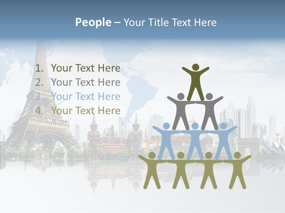 Tree Exterior Print PowerPoint Template