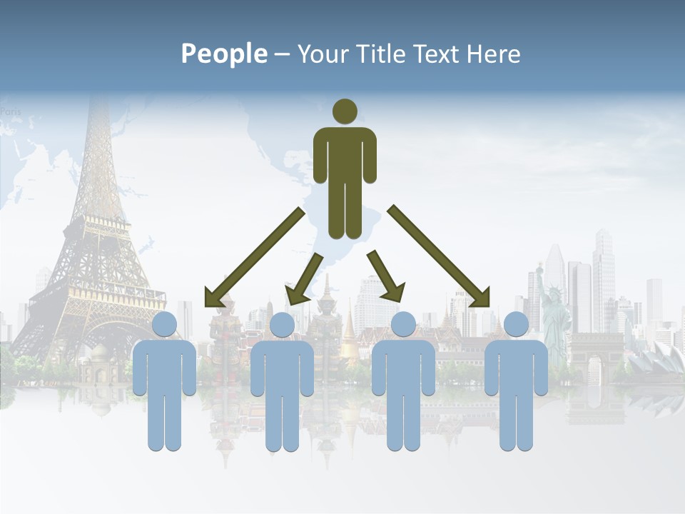 Tree Exterior Print PowerPoint Template