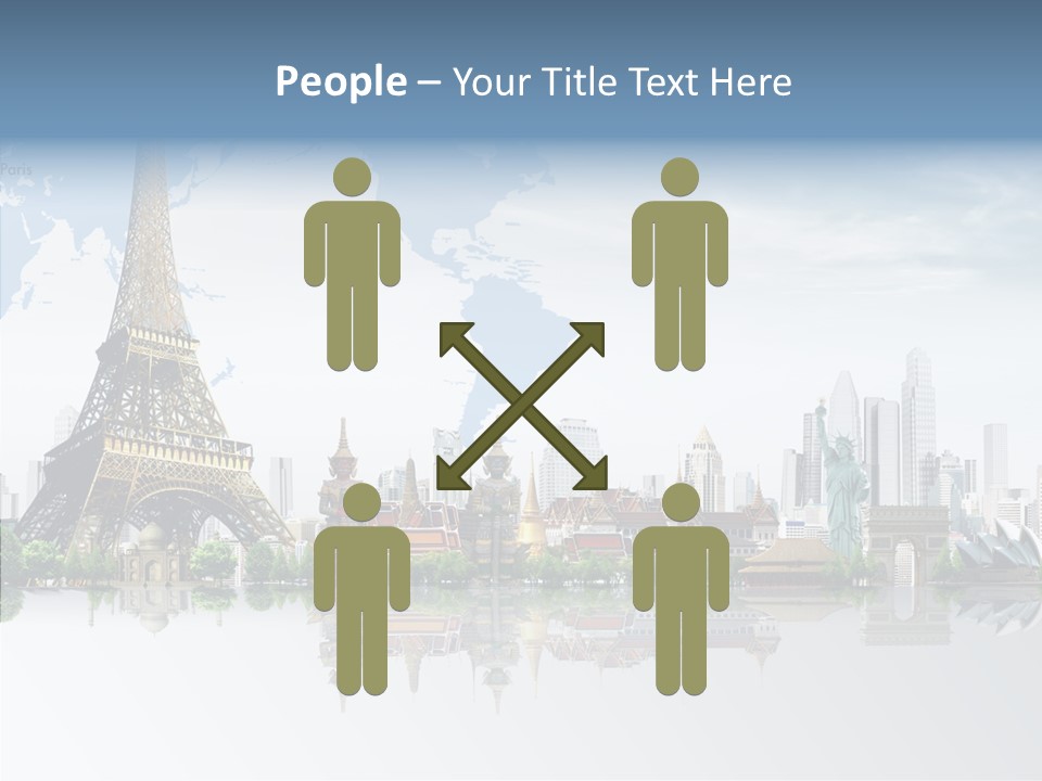 Tree Exterior Print PowerPoint Template