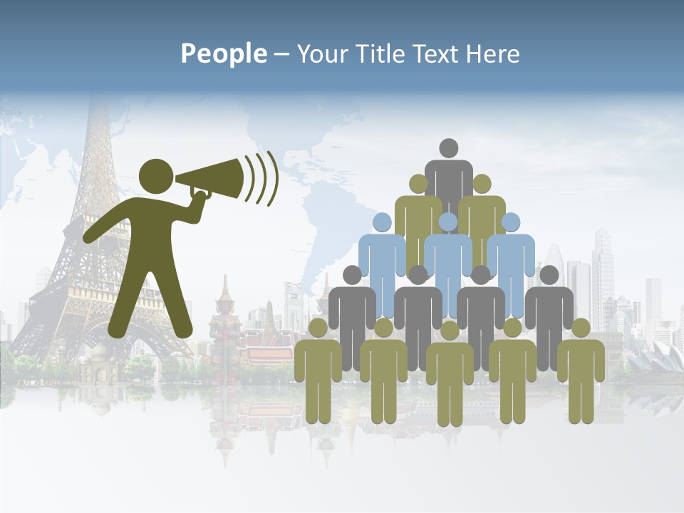 Tree Exterior Print PowerPoint Template