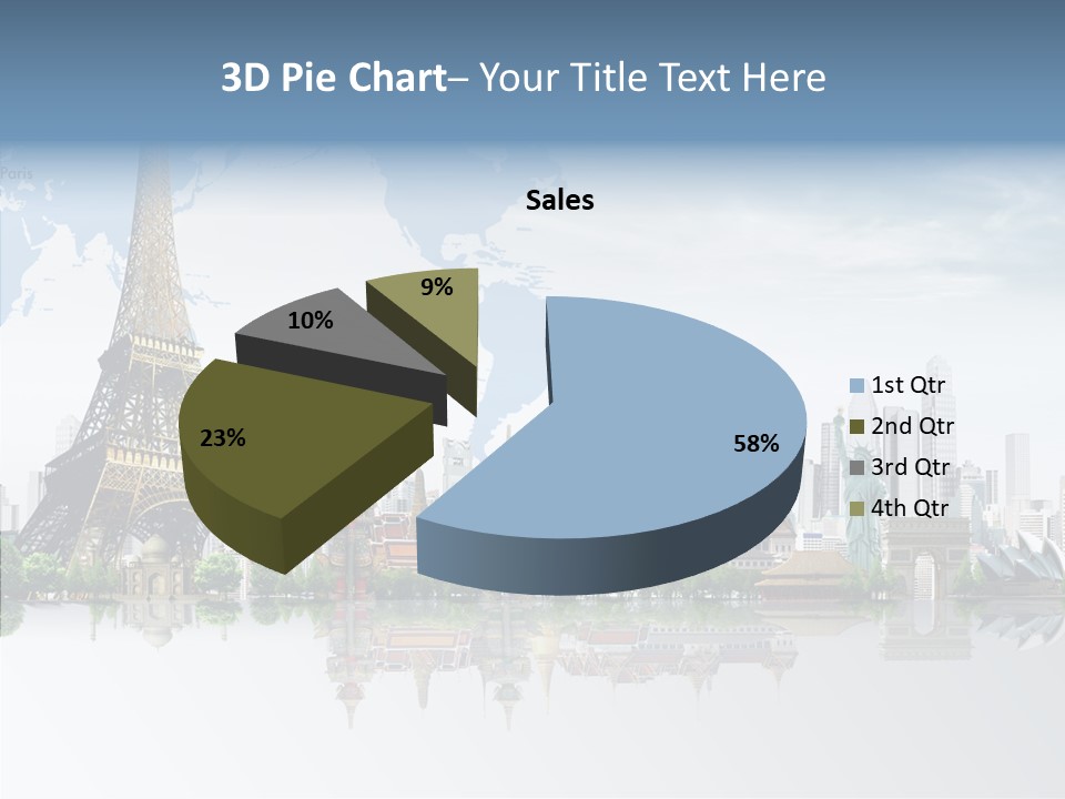 Tree Exterior Print PowerPoint Template