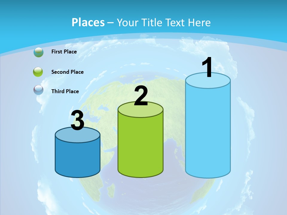 Part Worldmap West PowerPoint Template