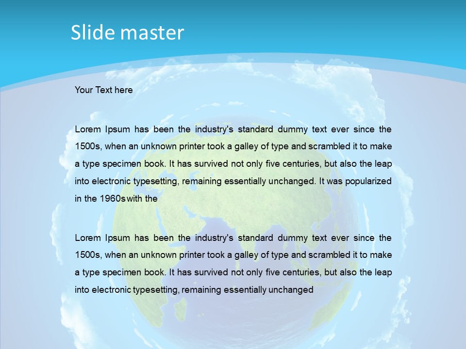 Part Worldmap West PowerPoint Template