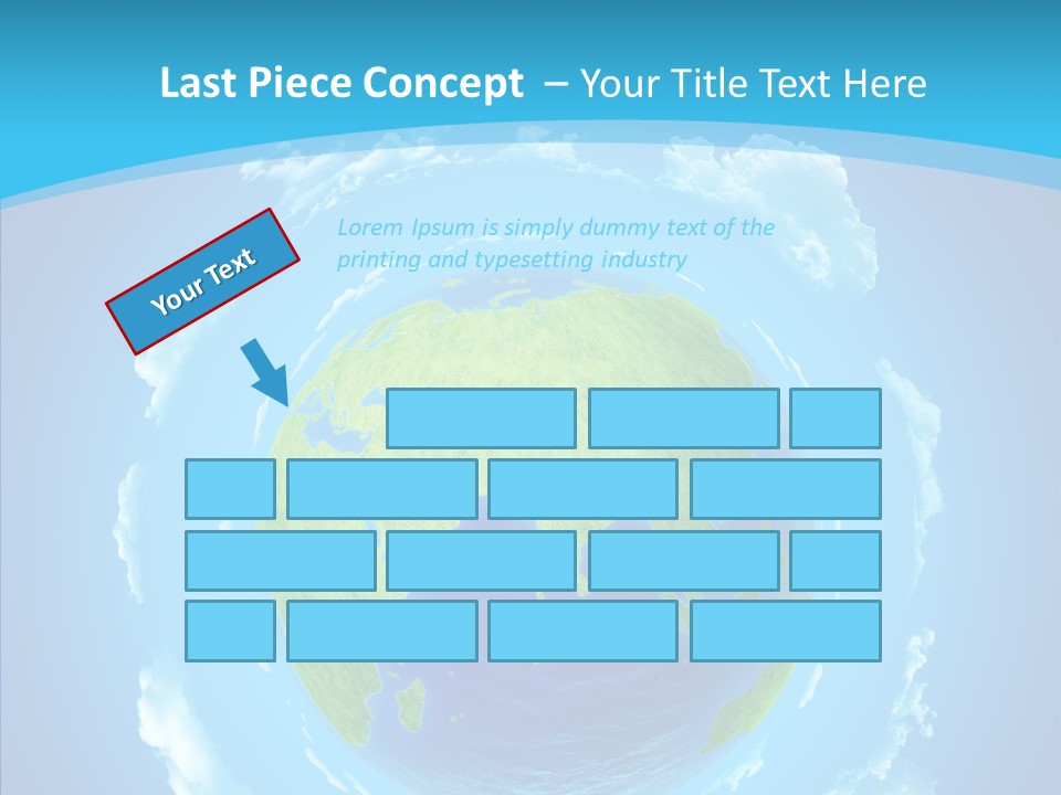 Part Worldmap West PowerPoint Template