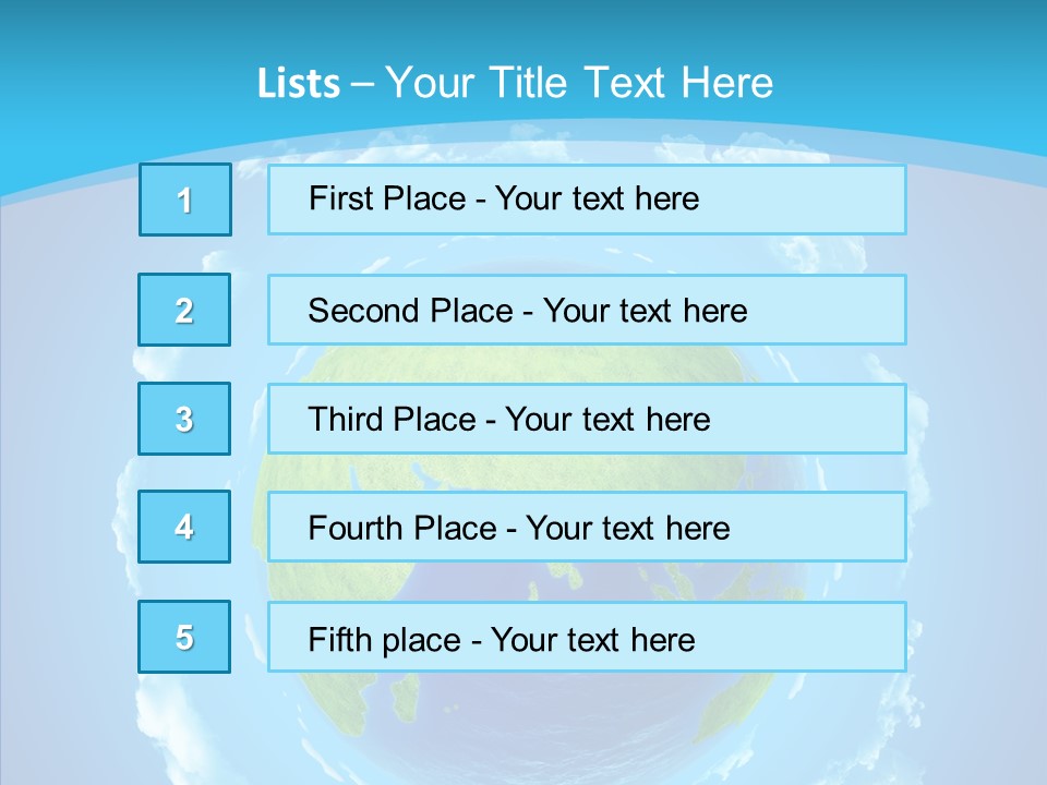 Part Worldmap West PowerPoint Template