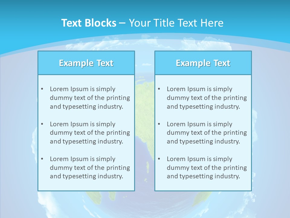 Part Worldmap West PowerPoint Template