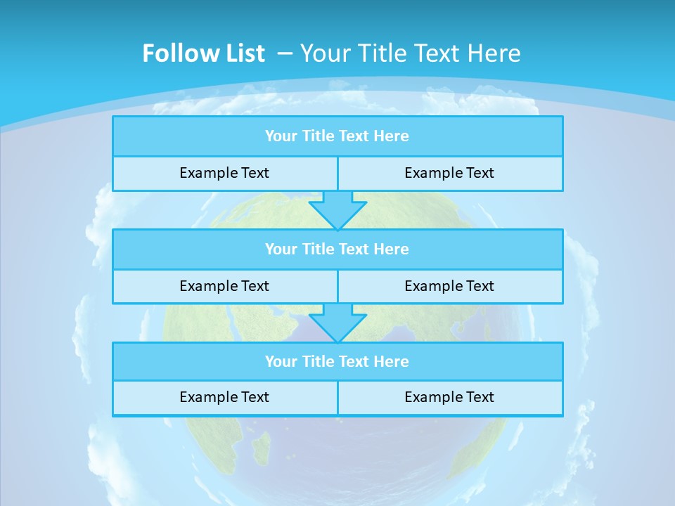 Part Worldmap West PowerPoint Template