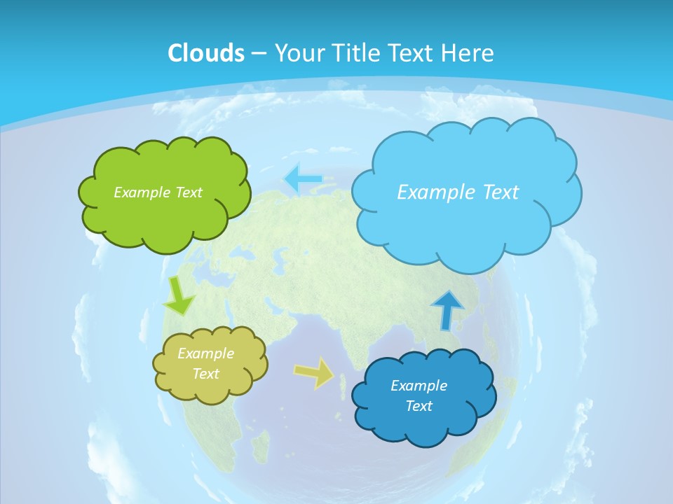 Part Worldmap West PowerPoint Template