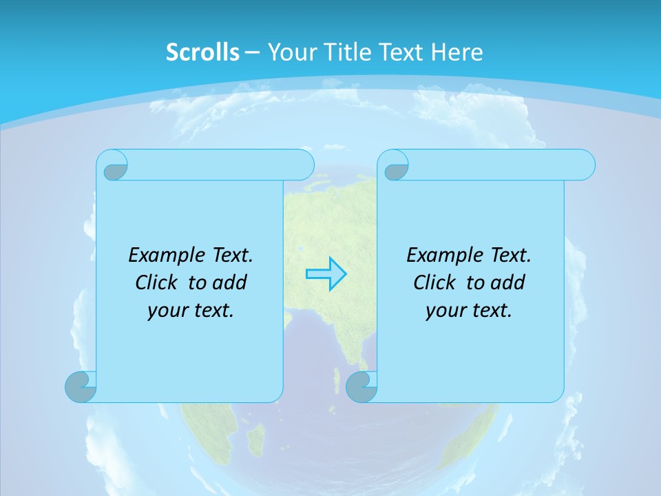 Part Worldmap West PowerPoint Template