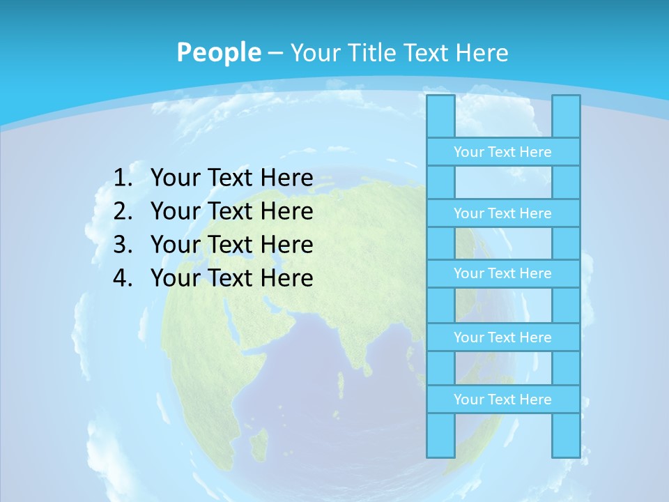 Part Worldmap West PowerPoint Template
