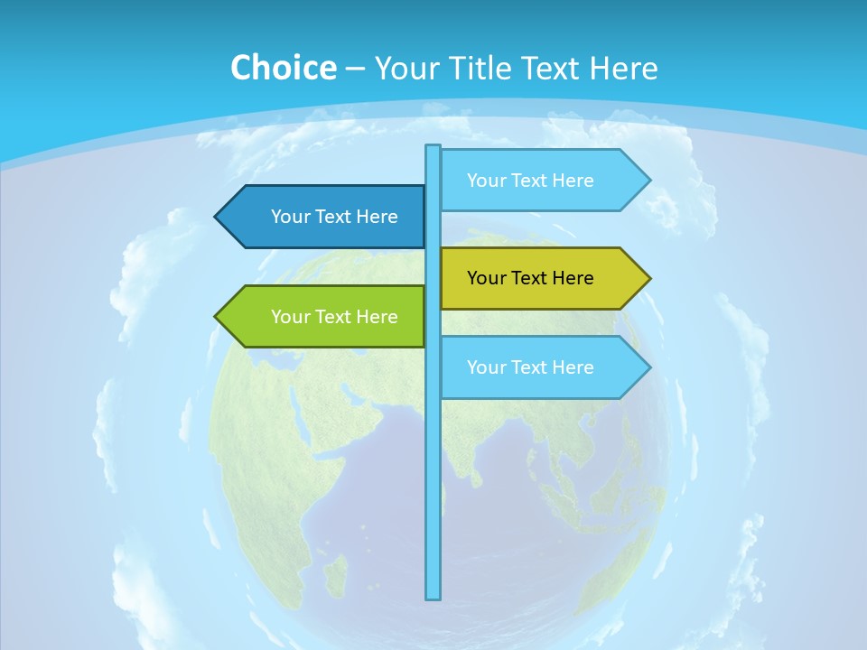 Part Worldmap West PowerPoint Template