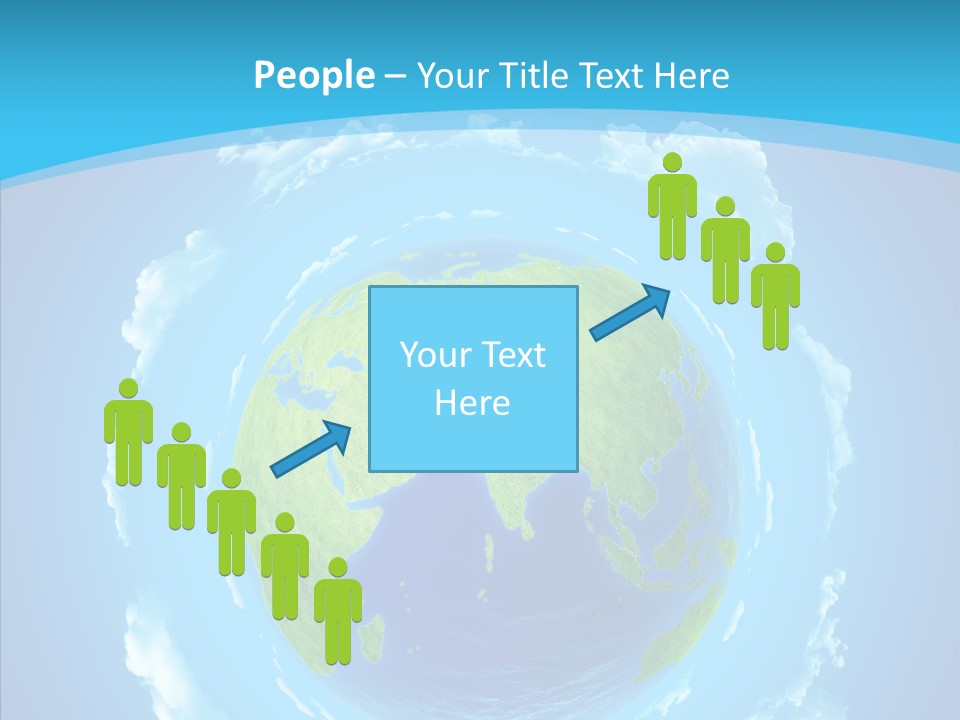 Part Worldmap West PowerPoint Template