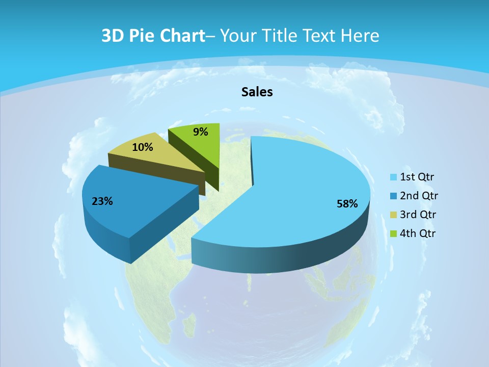 Part Worldmap West PowerPoint Template