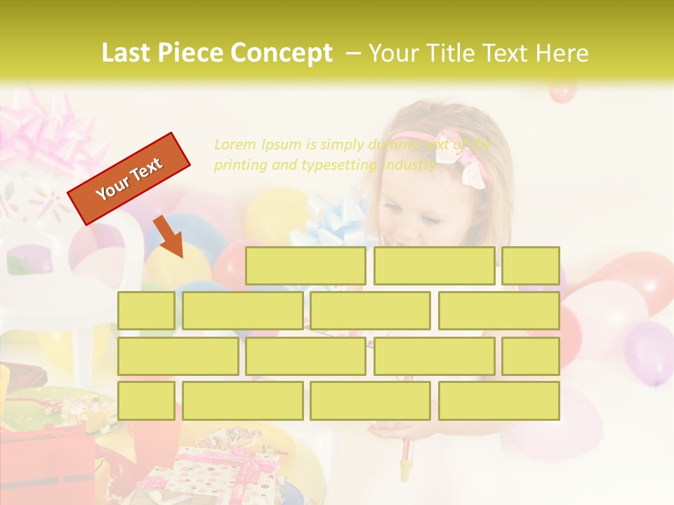 Red Smile Sweet PowerPoint Template