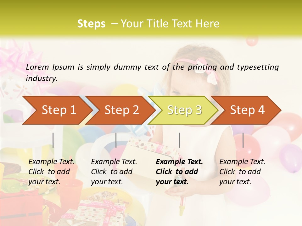 Red Smile Sweet PowerPoint Template