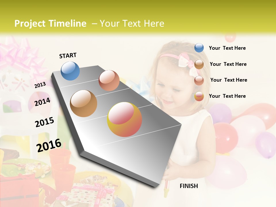 Red Smile Sweet PowerPoint Template