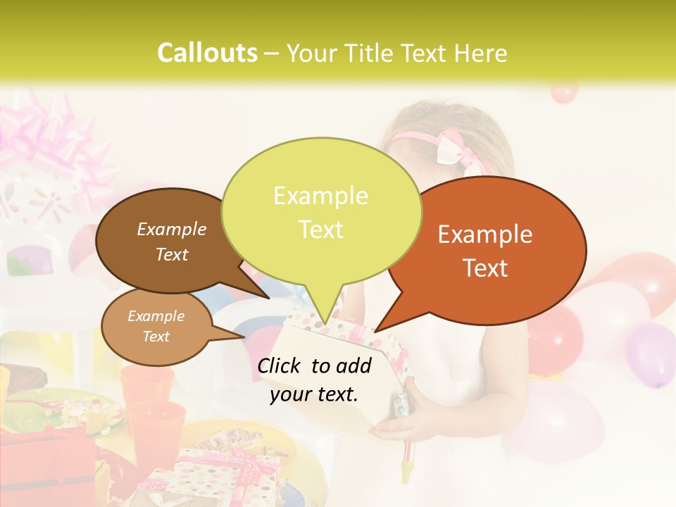 Red Smile Sweet PowerPoint Template