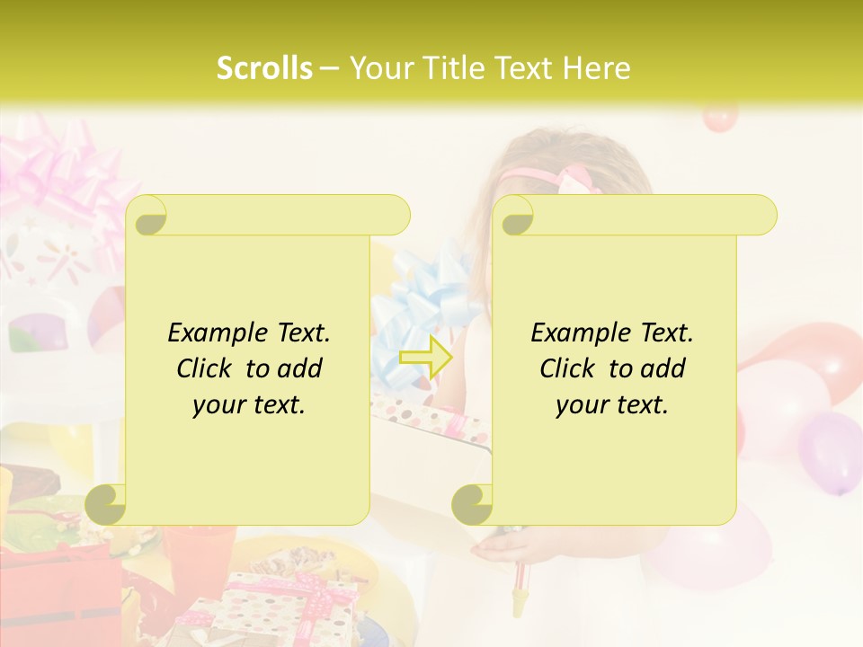 Red Smile Sweet PowerPoint Template