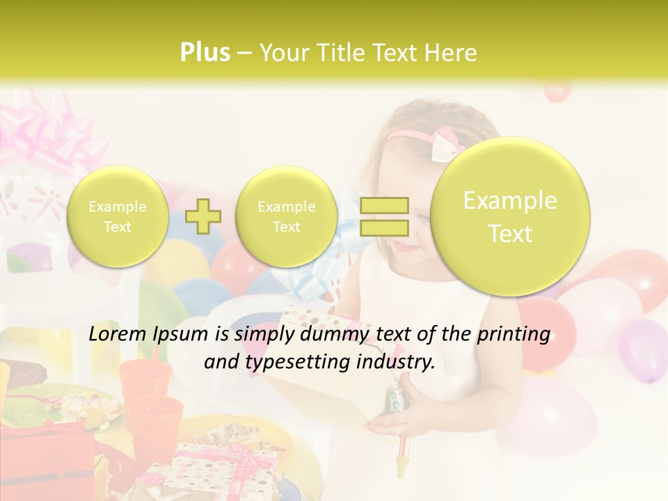 Red Smile Sweet PowerPoint Template