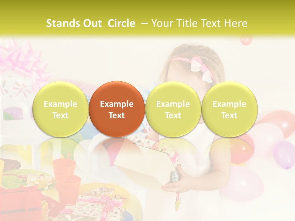 Red Smile Sweet PowerPoint Template