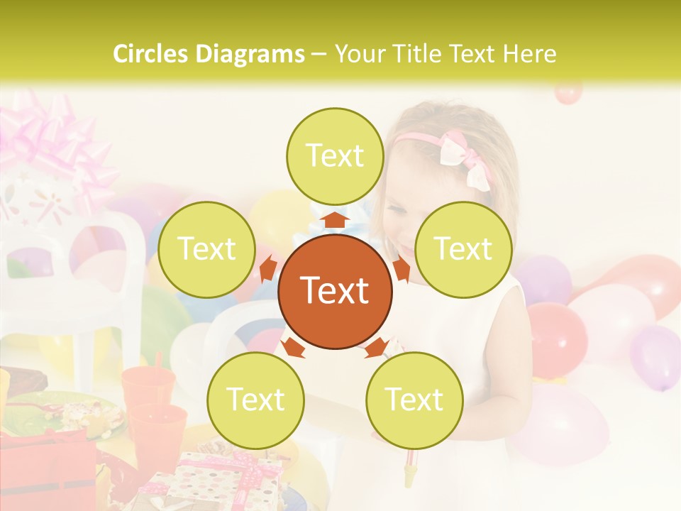 Red Smile Sweet PowerPoint Template