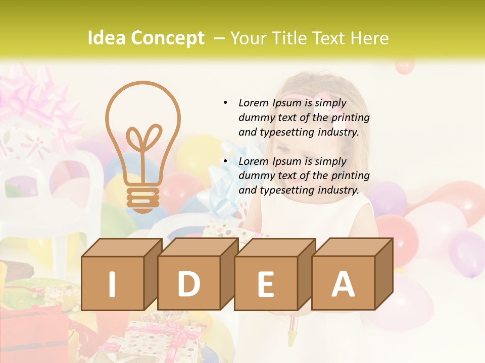 Red Smile Sweet PowerPoint Template