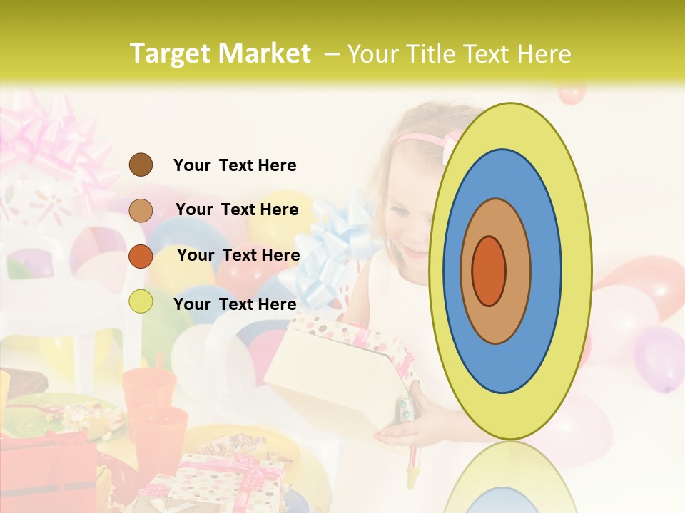 Red Smile Sweet PowerPoint Template