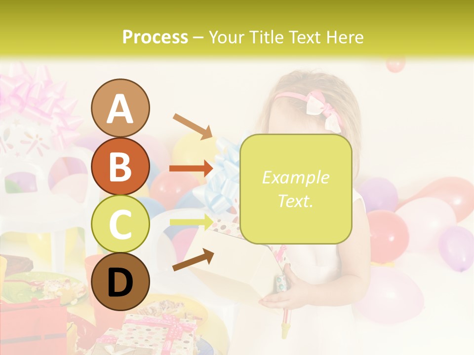 Red Smile Sweet PowerPoint Template