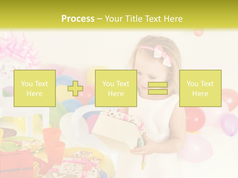 Red Smile Sweet PowerPoint Template