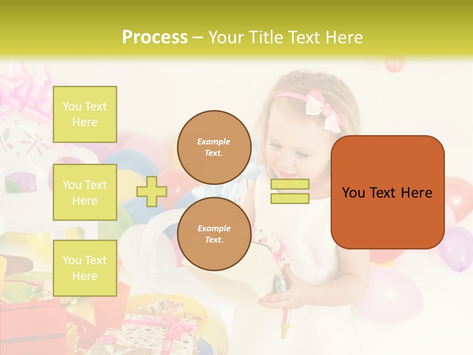 Red Smile Sweet PowerPoint Template