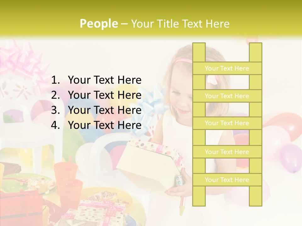 Red Smile Sweet PowerPoint Template