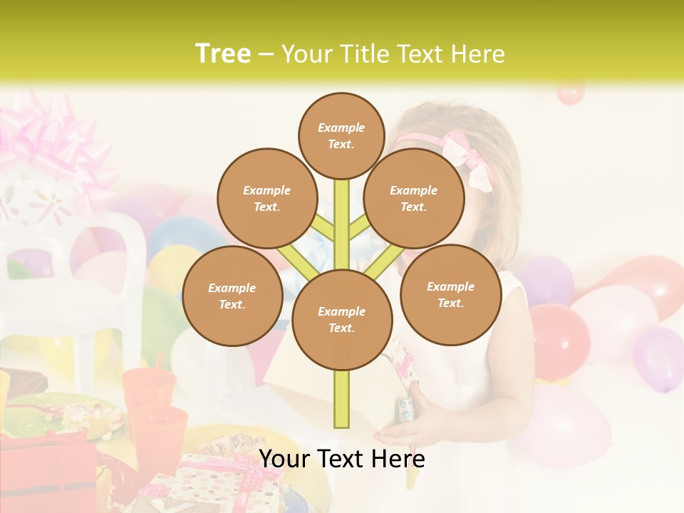 Red Smile Sweet PowerPoint Template