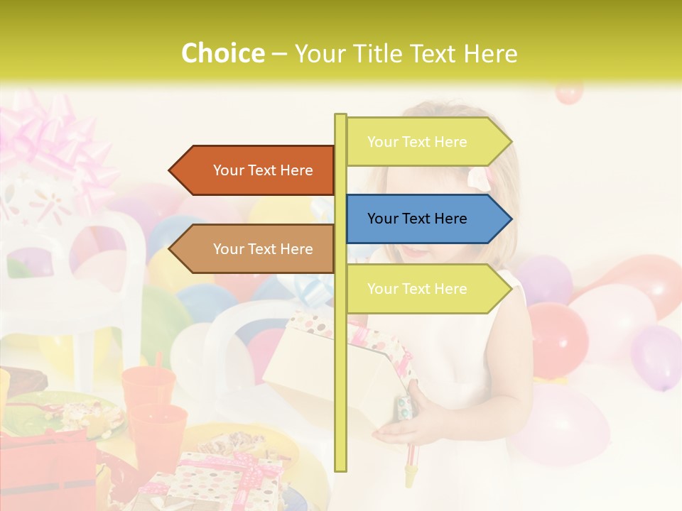 Red Smile Sweet PowerPoint Template