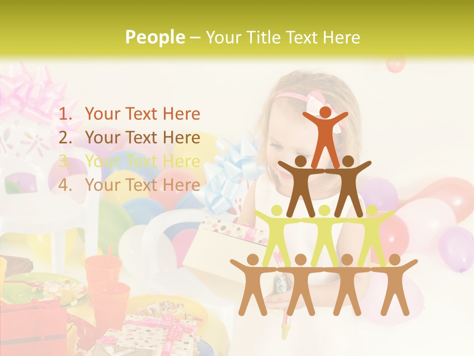 Red Smile Sweet PowerPoint Template