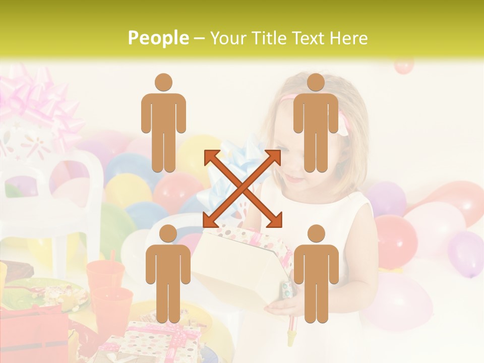 Red Smile Sweet PowerPoint Template