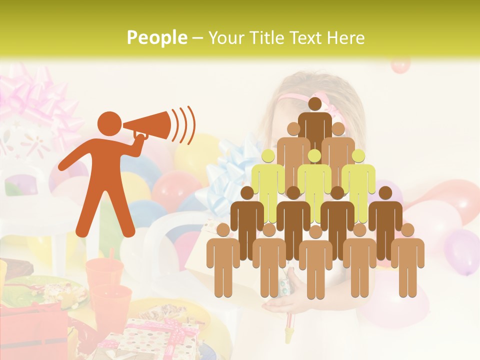 Red Smile Sweet PowerPoint Template