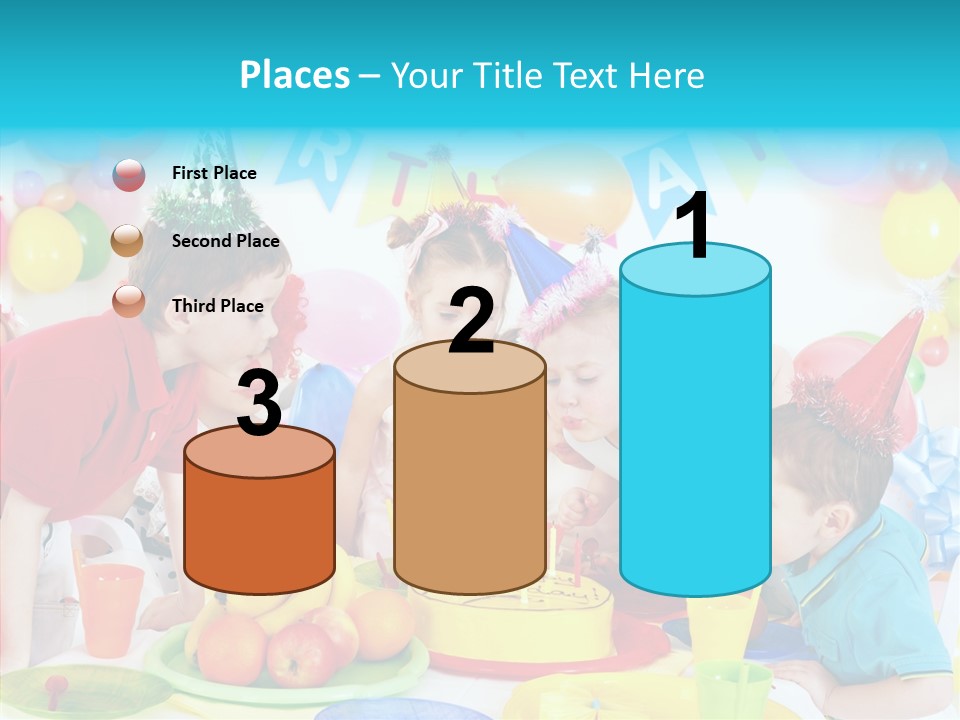 Food Face Makeup PowerPoint Template