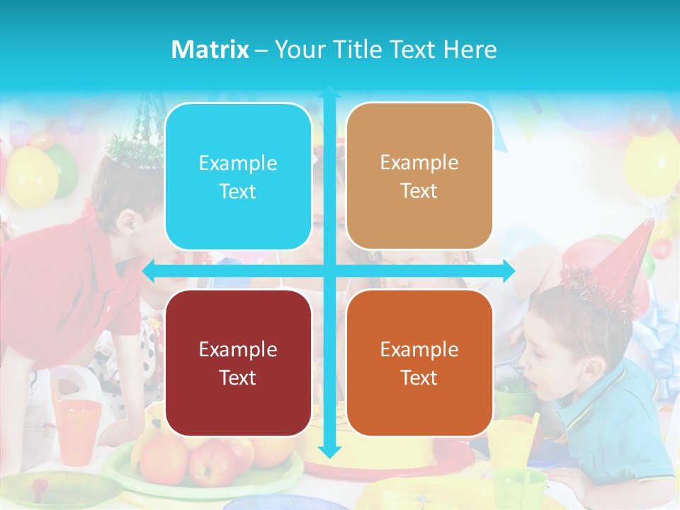 Food Face Makeup PowerPoint Template