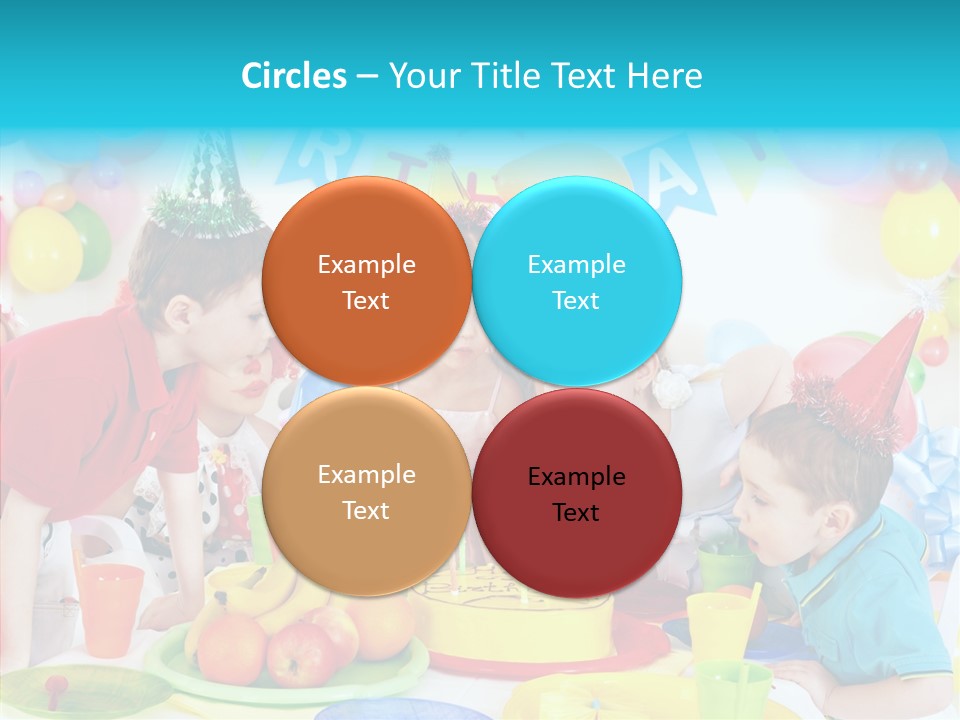 Food Face Makeup PowerPoint Template